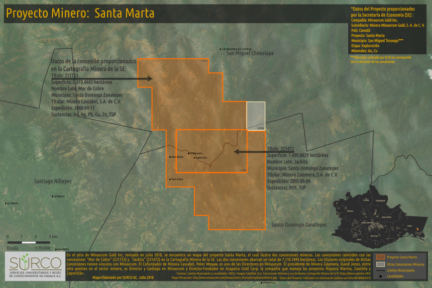PART III, CARTOGRAPHY OF MINING PROJECTS